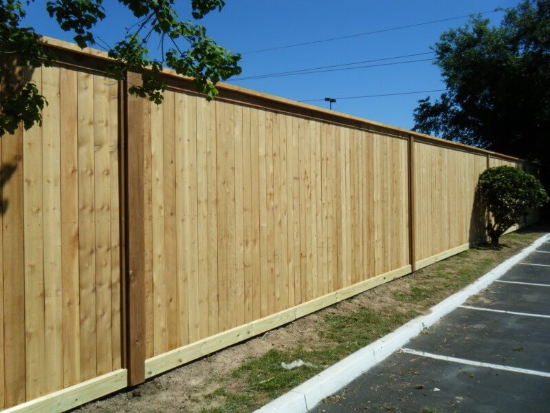 commercial wood fences